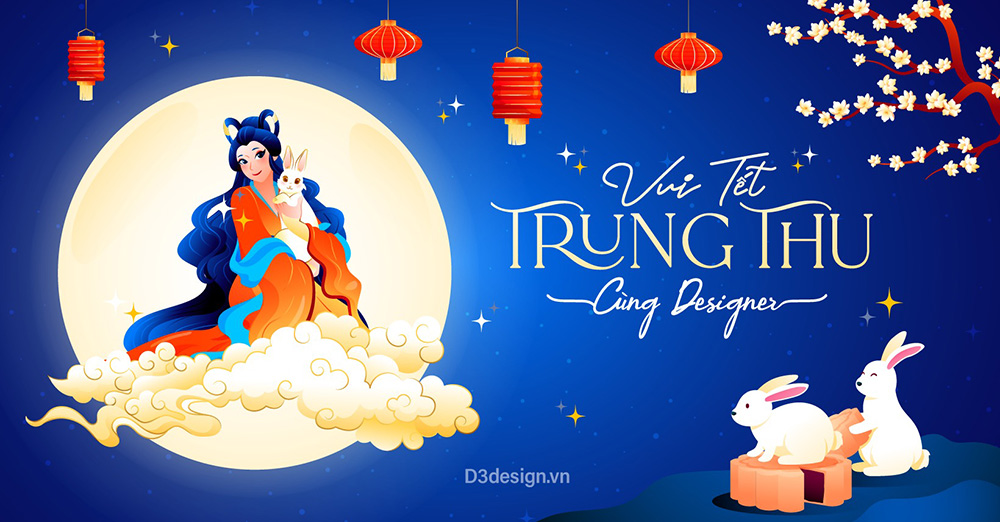 D3Design - Tải File Top 10 Bài Cuộc Thi Banner Trung Thu 2023